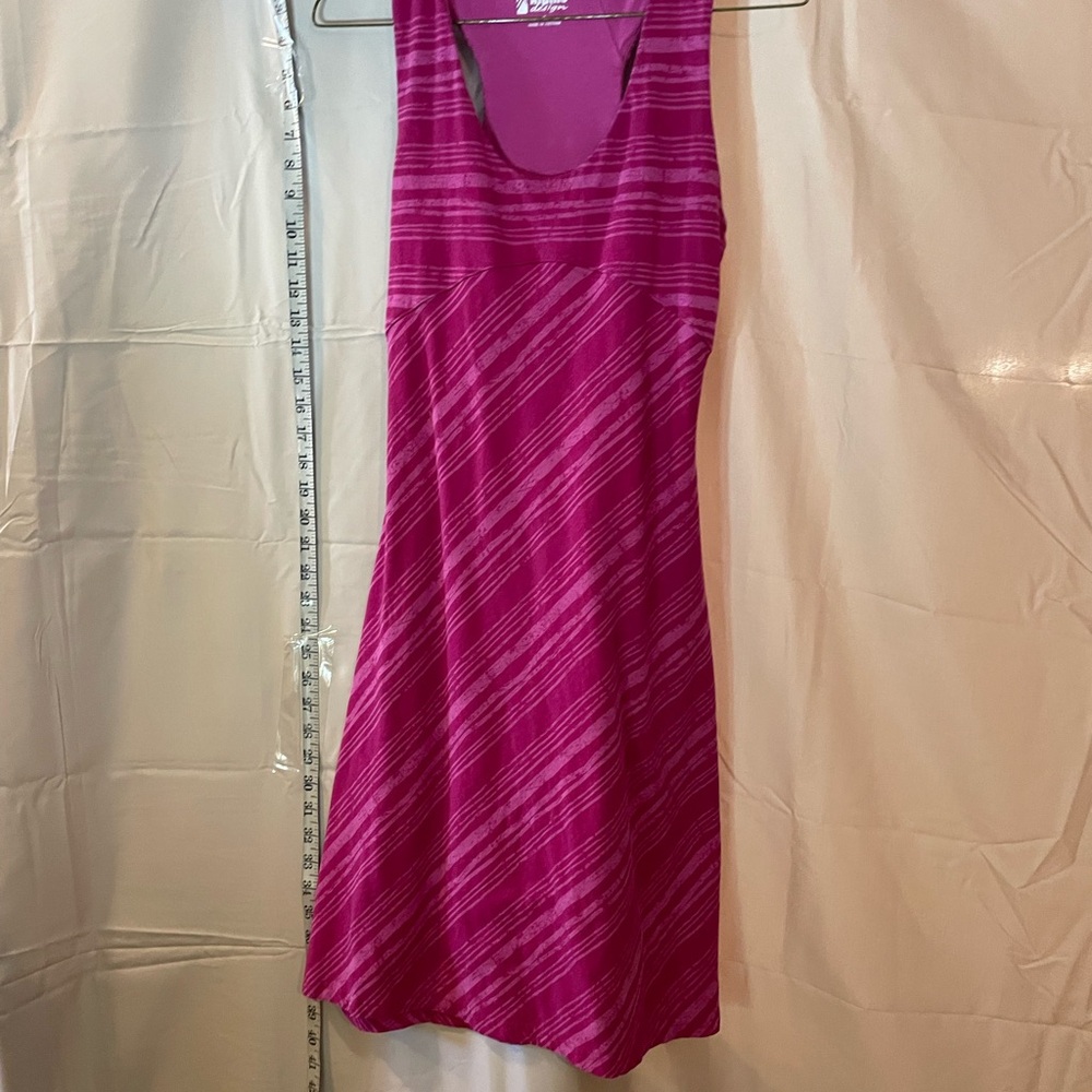 Alpine Fuchsia Striped Midi Dress